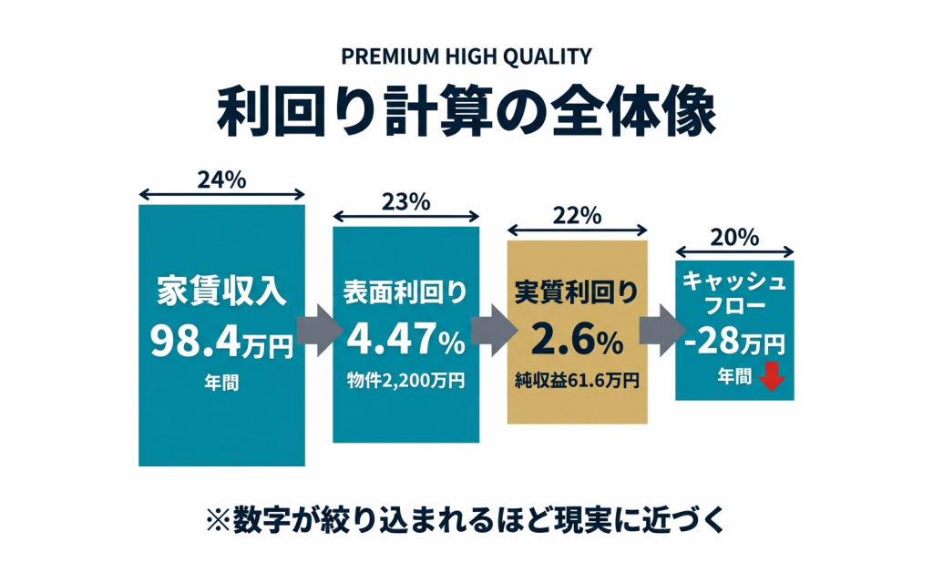 利回り計算の具体例
