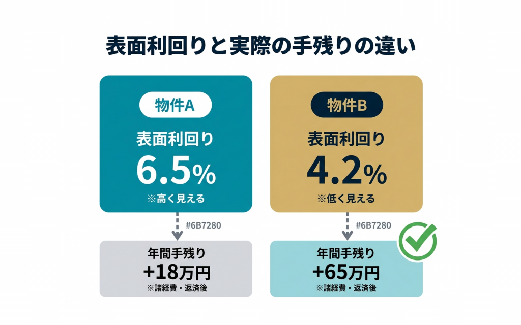利回りで判断してはいけない理由