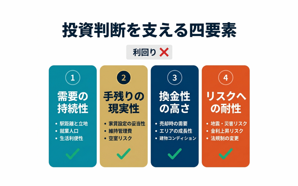 利回りより重視すべき指標