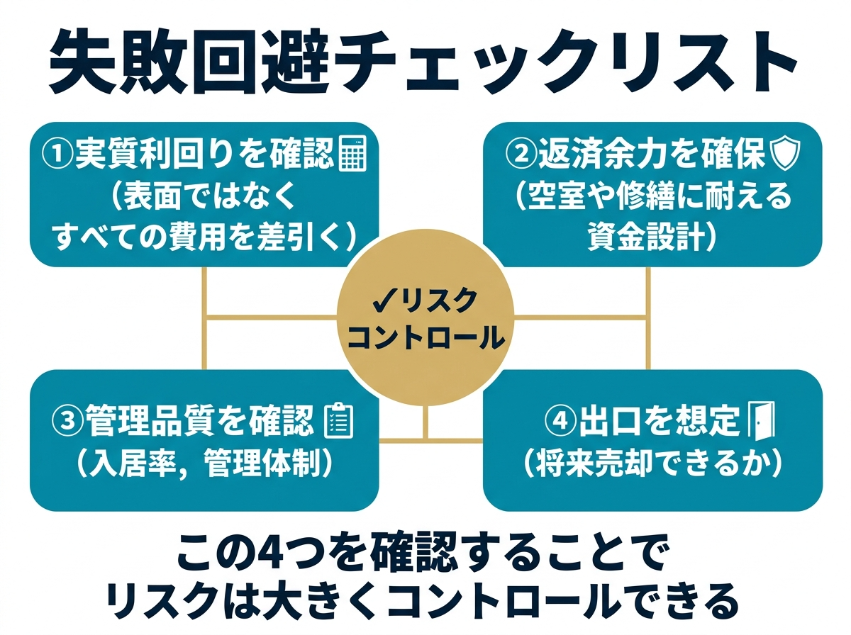 ① 3投資用マンションで失敗する人の共通点６