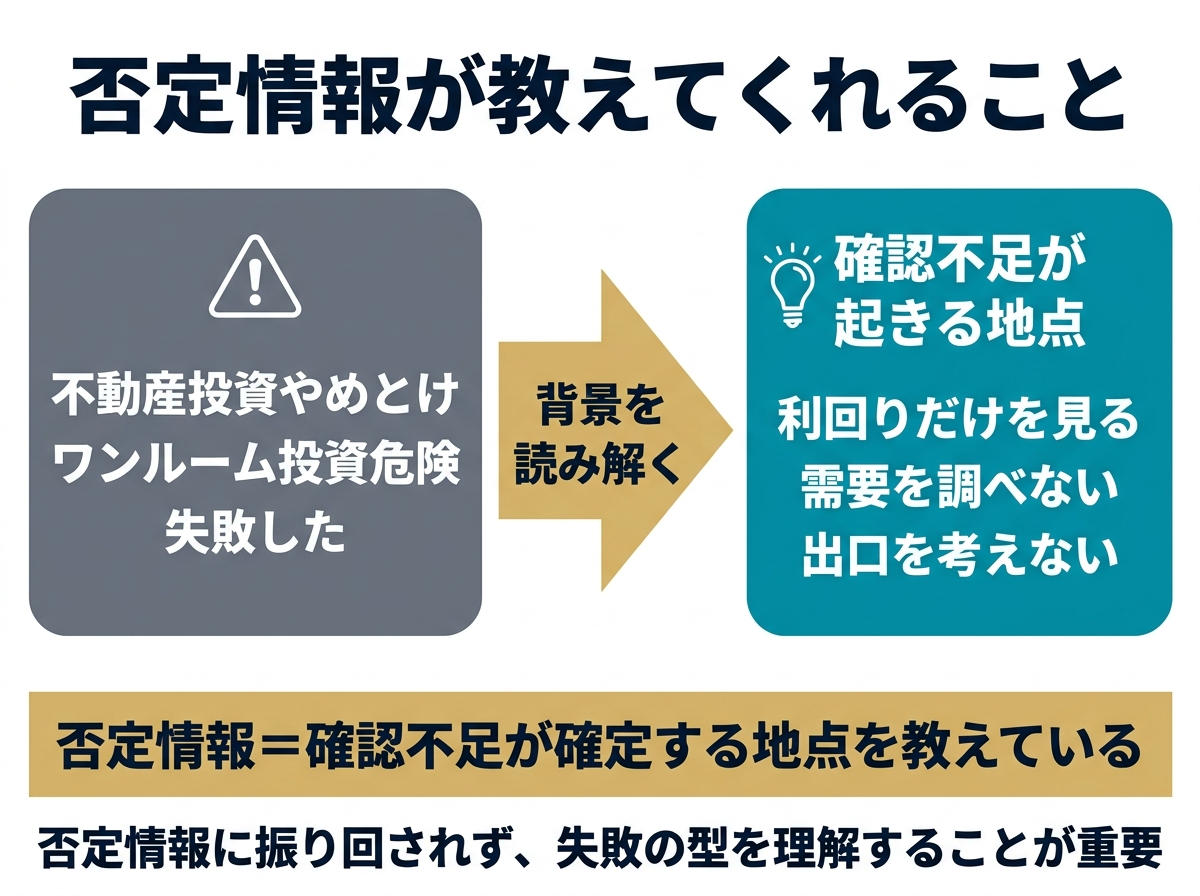 ① 3投資用マンションで失敗する人の共通点７