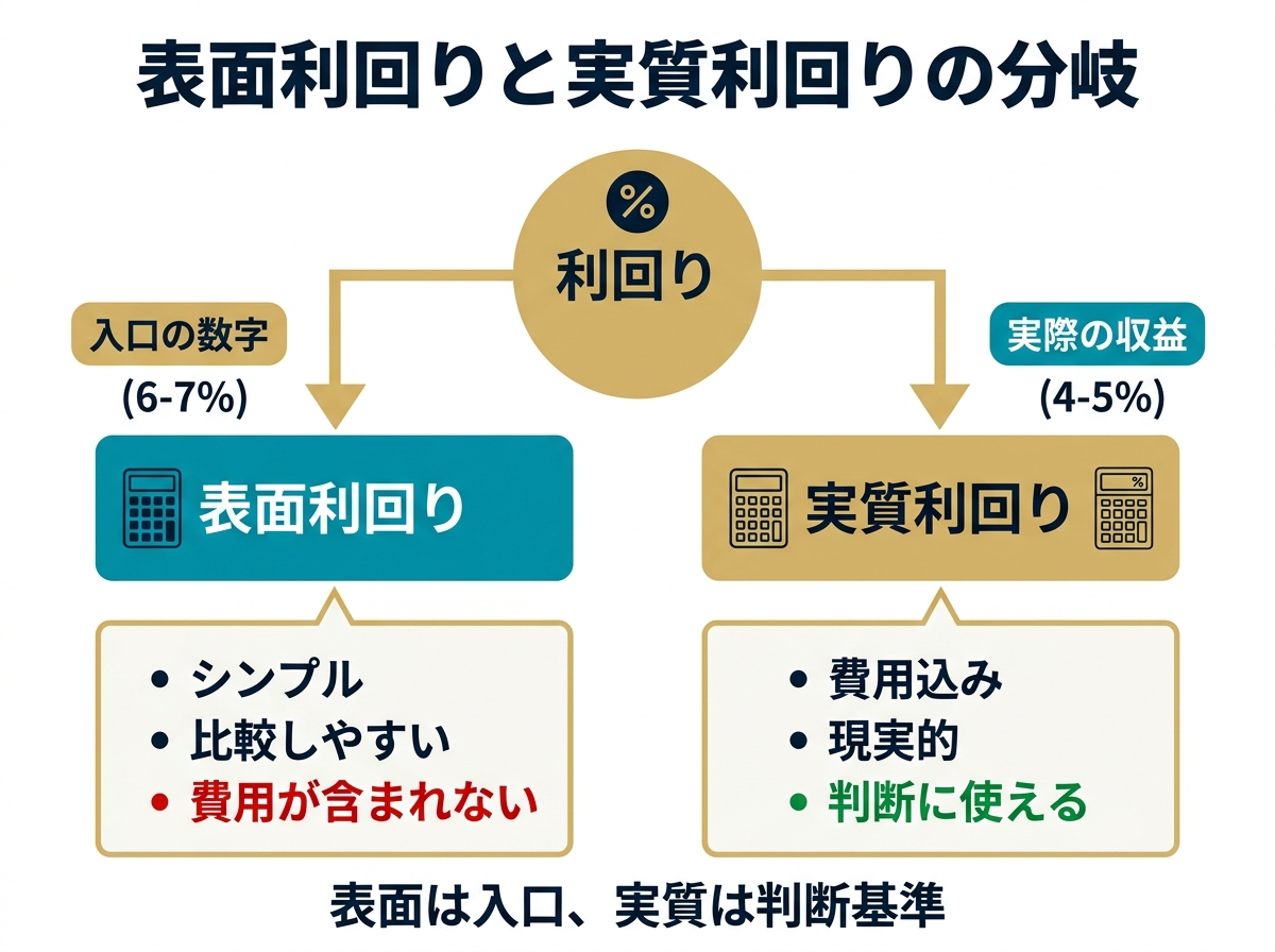 ① 4表面利回りと実質利回りの違い２