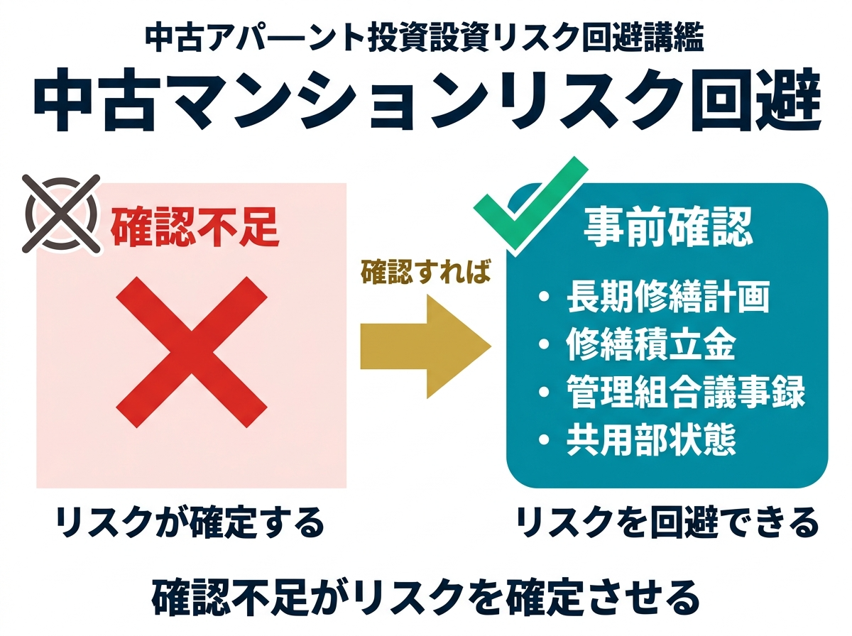 ① 7中古マンション投資で最重要の管理チェック７
