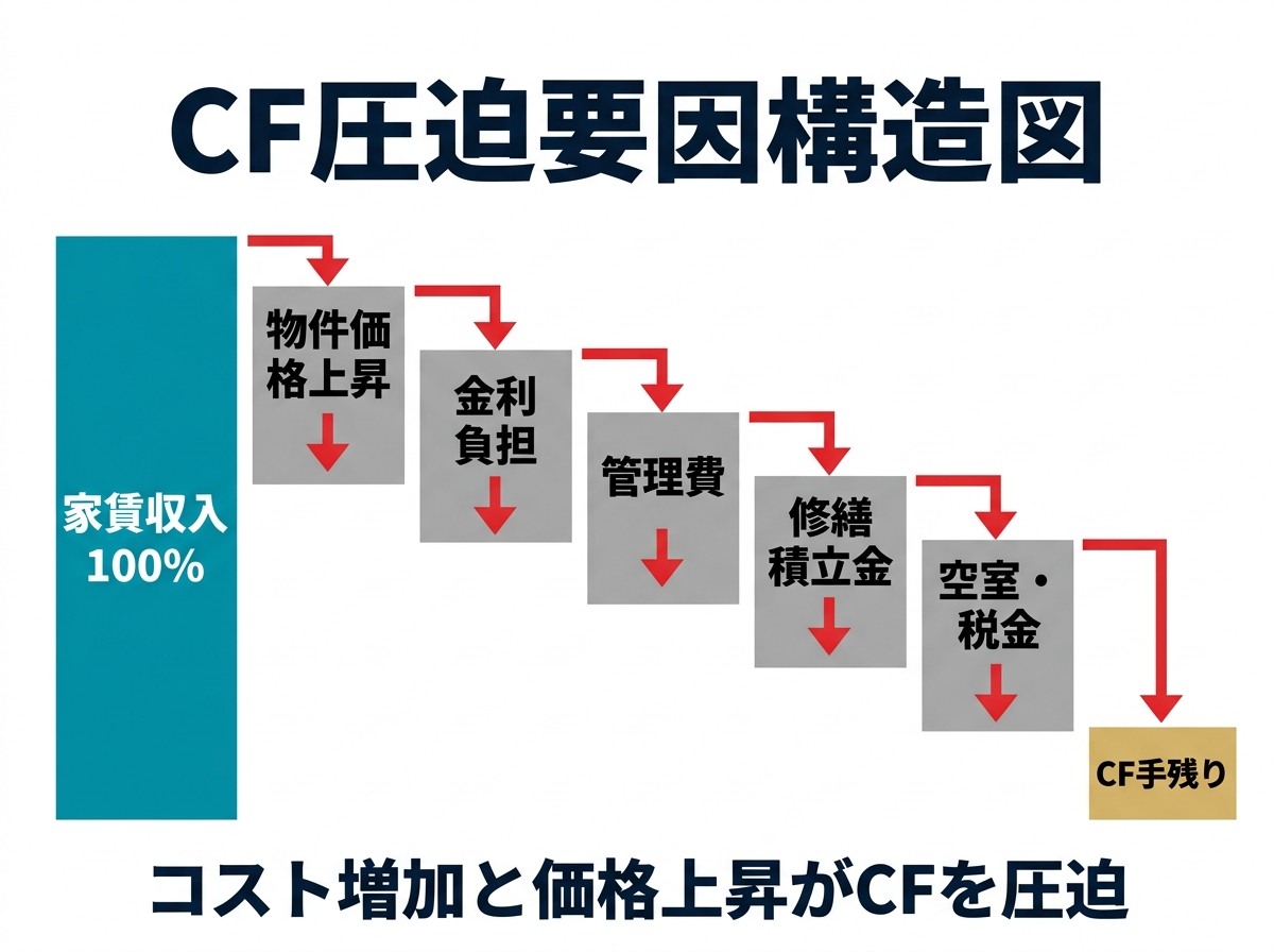 ② 3画像案：CFを圧迫する要因を俯瞰する図