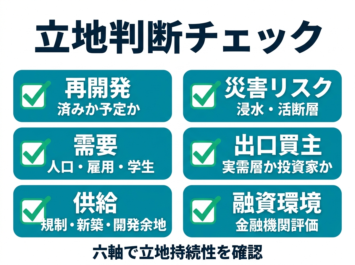 ② 4画像案：立地判断チェック図