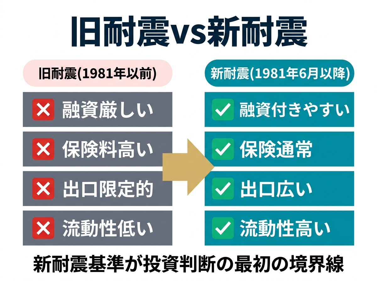 ② 5画像案：旧耐震と新耐震の違いを示す図